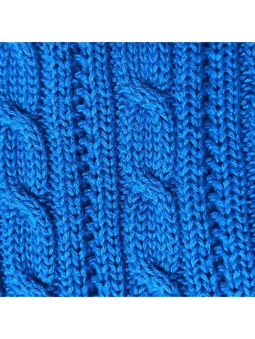 American Eagle Blue Cable Knit Sweater Women’s XS V Neck Fisherman Y2K Preppy